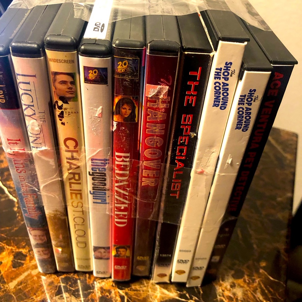 Random Movie Box Bundle Lot 10 DVD Movies Action Drama Classics Horror Family